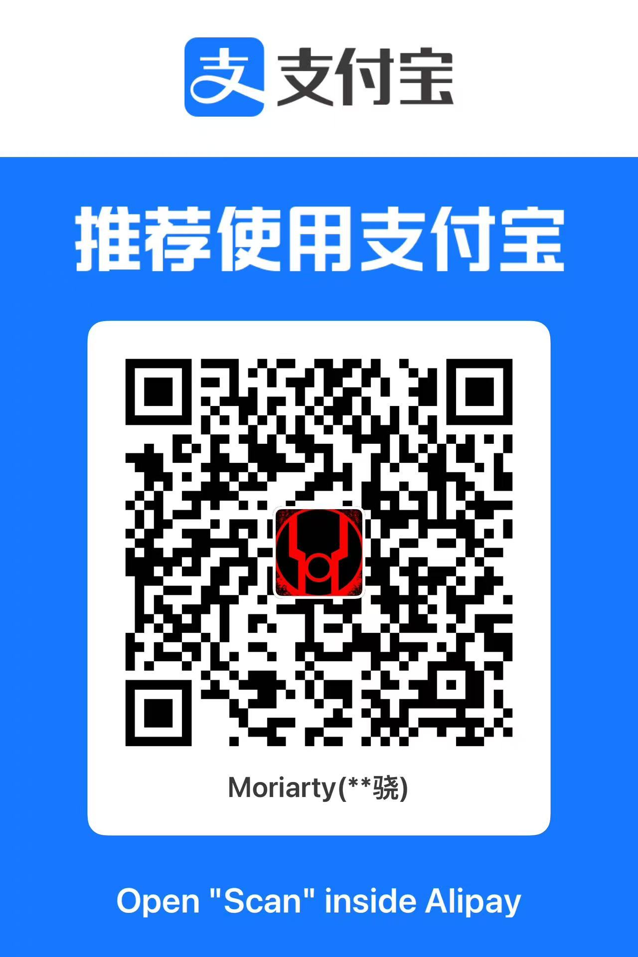 Alipay support QR